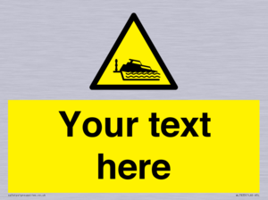 Custom warning grounding cruiser on lock cill